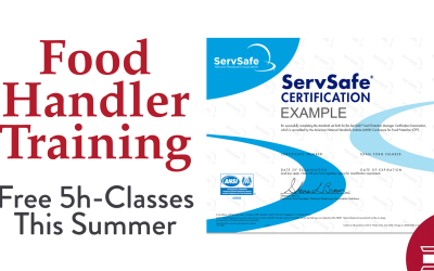 ServSafe® Food Handler Training & Certification This Summer
